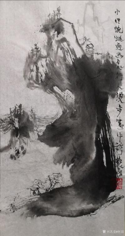 怀羽日记-怀羽黄仍彬的水墨山水画，无疑是中国画坛上的一颗璀璨明珠。他们以深厚的艺术造诣和独【图13】