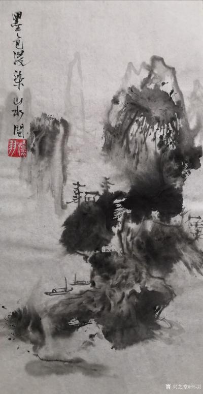 怀羽日记-怀羽黄仍彬的水墨山水画，无疑是中国画坛上的一颗璀璨明珠。他们以深厚的艺术造诣和独【图30】