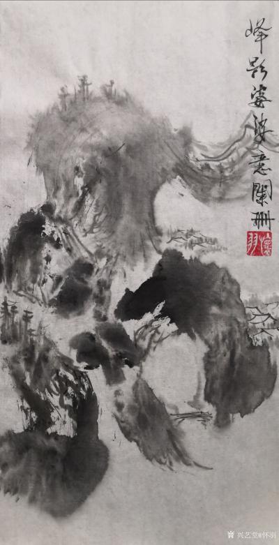 怀羽日记-黄仍彬的水墨山水画：独特的艺术风格与审美追求

黄仍彬，一位在当代水墨画坛颇【图2】