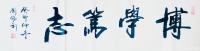 艺术家刘胜利日记:癸卯年书法创作回顾展：
四尺对开横幅作品《藏真聚善》;
【图1】