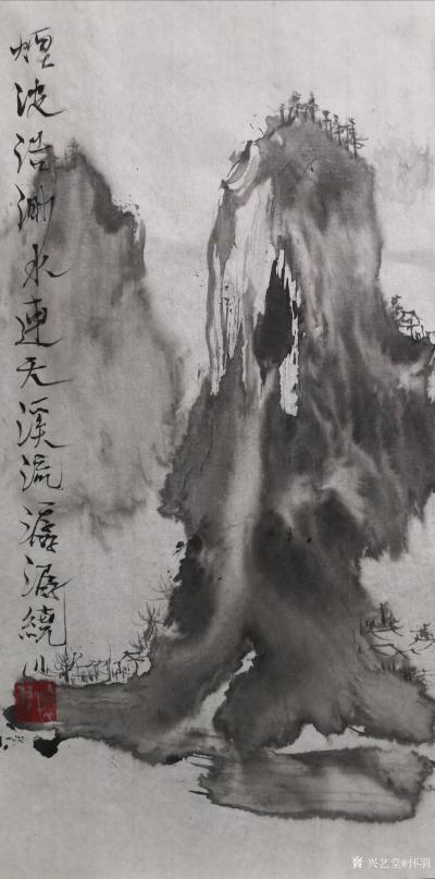 怀羽日记-怀羽黄仍彬中国画《蓬萊彩益懷明》

《蓬萊彩益懷明》这幅中国画以其独特的艺术【图1】