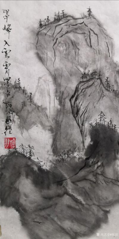 怀羽日记-怀羽黄仍彬中国画《蓬萊彩益懷明》

《蓬萊彩益懷明》这幅中国画以其独特的艺术【图4】