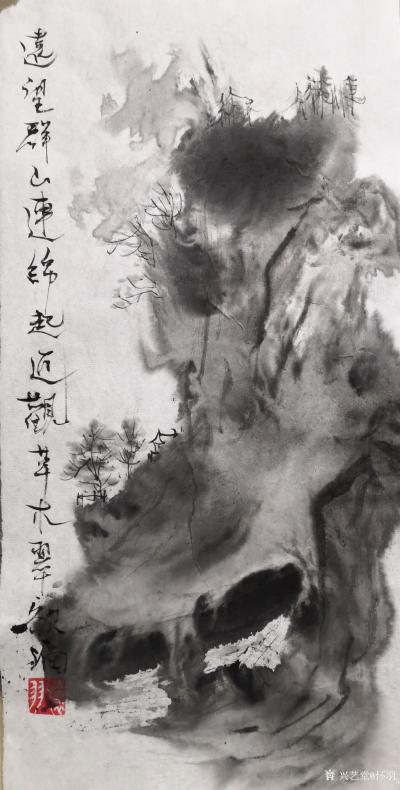 怀羽日记-怀羽黄仍彬中国画《蓬萊彩益懷明》

《蓬萊彩益懷明》这幅中国画以其独特的艺术【图7】