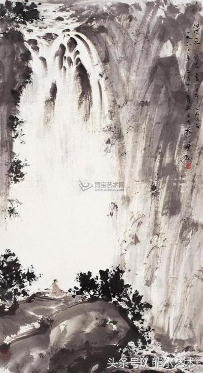 刘开豪收藏-傅抱石国画作品欣赏【图3】
