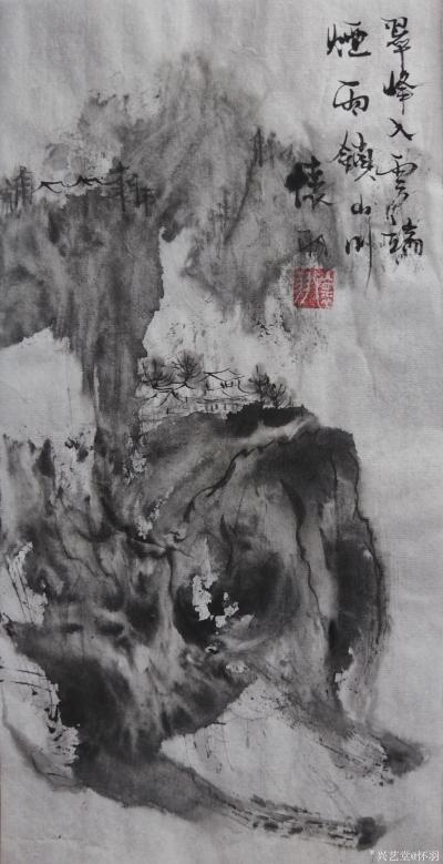 怀羽日记-在小画创作中，怀羽运用墨色展现气韵的手法独到且精湛，具体体现在以下几个方面：
【图1】