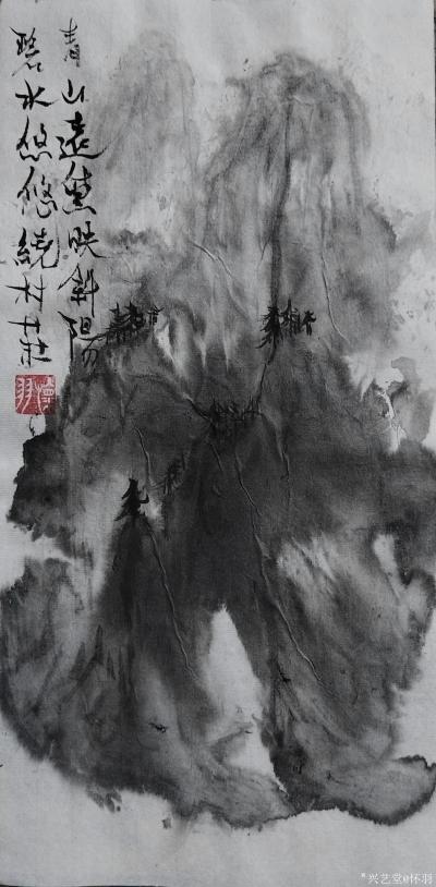 怀羽日记-在怀羽的作品中，徐渭的技法主要体现在以下几个方面：

蘸墨法：怀羽深入学习了【图1】